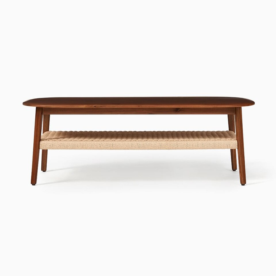 Chadwick MidCentury Rectangle Coffee Table (122 cm) West Elm Australia
